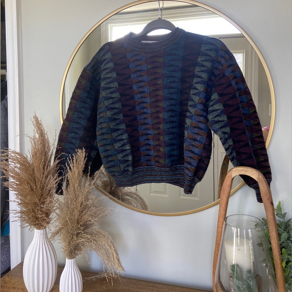 vintage grandpa sweater
